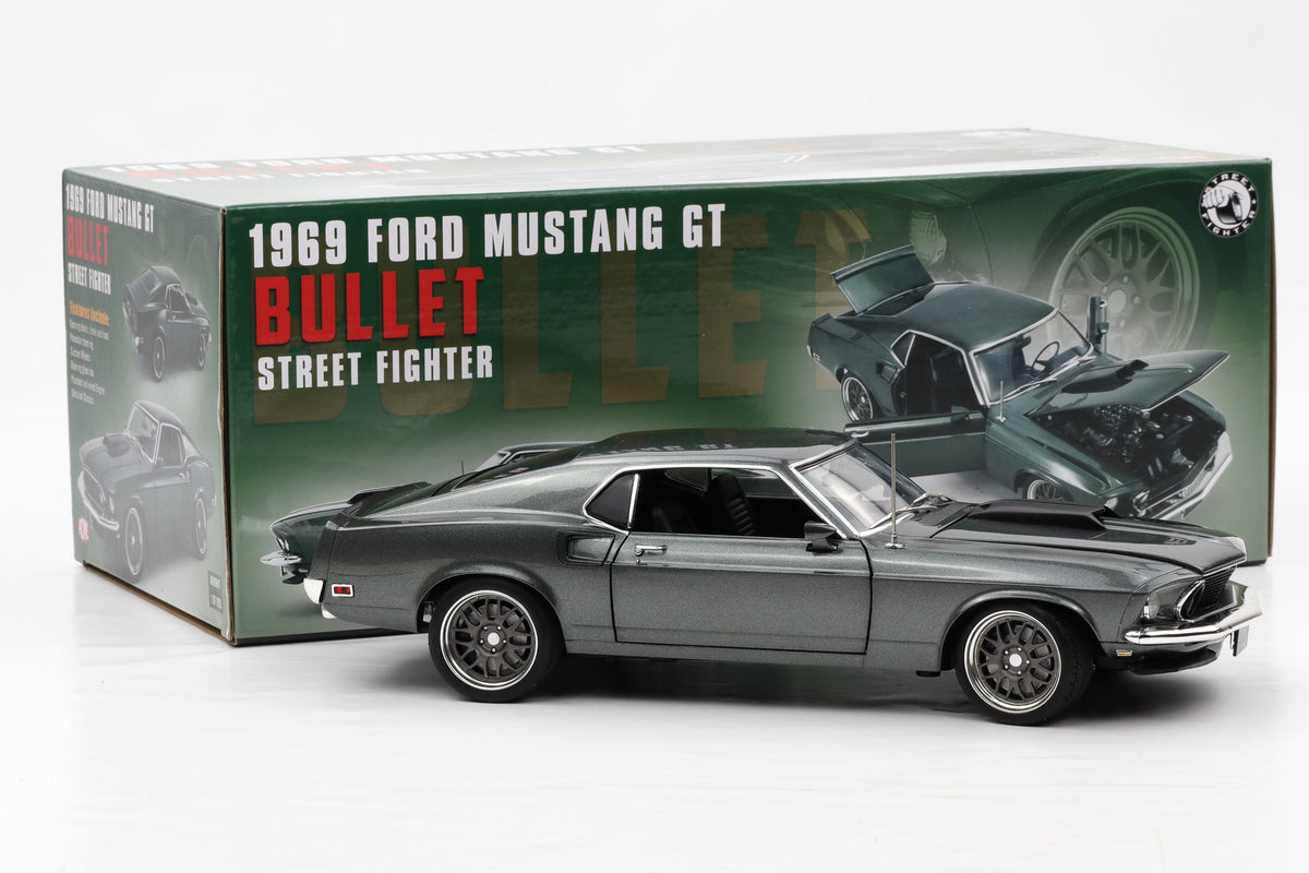 1:18 Ford Mustang GT „Bullet“ Street Fighter 1969 ACME (GMP) Full Opening