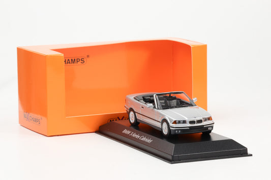 1:43 Minichamps BMW 3-Series Cabriolet E36 1993 silber Maxichamps