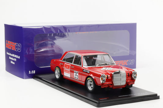 1:18 Werk83 Mercedes Benz AMG 300 SEL 6.3 #35 Hockenheim 1971 Kelleners rote Sau