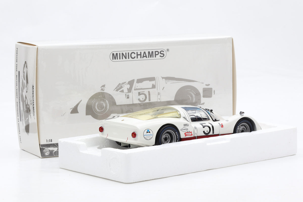 1:18 Minichamps Porsche 906E #51 24h Daytona 1967 Mitter Rindt 1/200 pcs