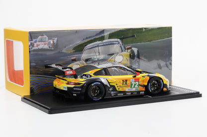 1:18 IXO Porsche 911 RSR #72 24h LeMans 2021 HubAuto Racing diecast