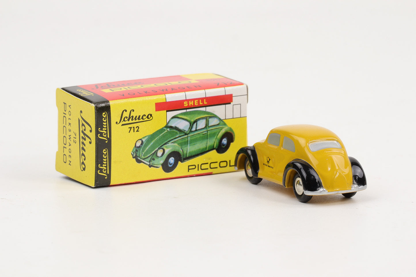 1:90 Schuco Piccolo VW Käfer Deutsche Bundespost gelb