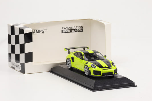 1:43 Minichamps Porsche 911 991.2 GT2RS 2018 acidgrün / silberne Felgen