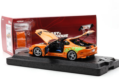 1:18 Kyosho Toyota Supra Turbo Fast & Furious orange Brian O'Conner Paul Walker