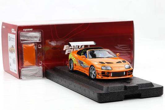 1:18 Kyosho Toyota Supra Turbo Fast & Furious orange Brian O'Conner Paul Walker