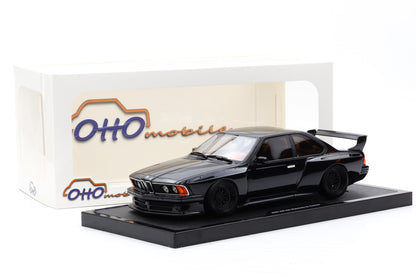 1:18 Otto Mobile BMW 635 CSI E24 Widebody by Coutner blue 2021 OT1184 + Vitrine