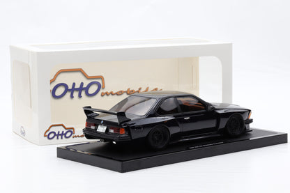 1:18 Otto Mobile BMW 635 CSI E24 Widebody by Coutner blue 2021 OT1184 + Vitrine