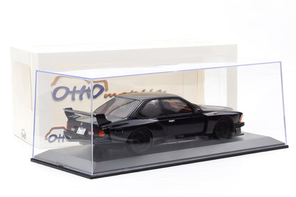 1:18 Otto Mobile BMW 635 CSI E24 Widebody by Coutner blue 2021 OT1184 + Vitrine