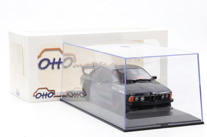 1:18 Otto Mobile BMW 635 CSI E24 Widebody by Coutner blue 2021 OT1184 + Vitrine