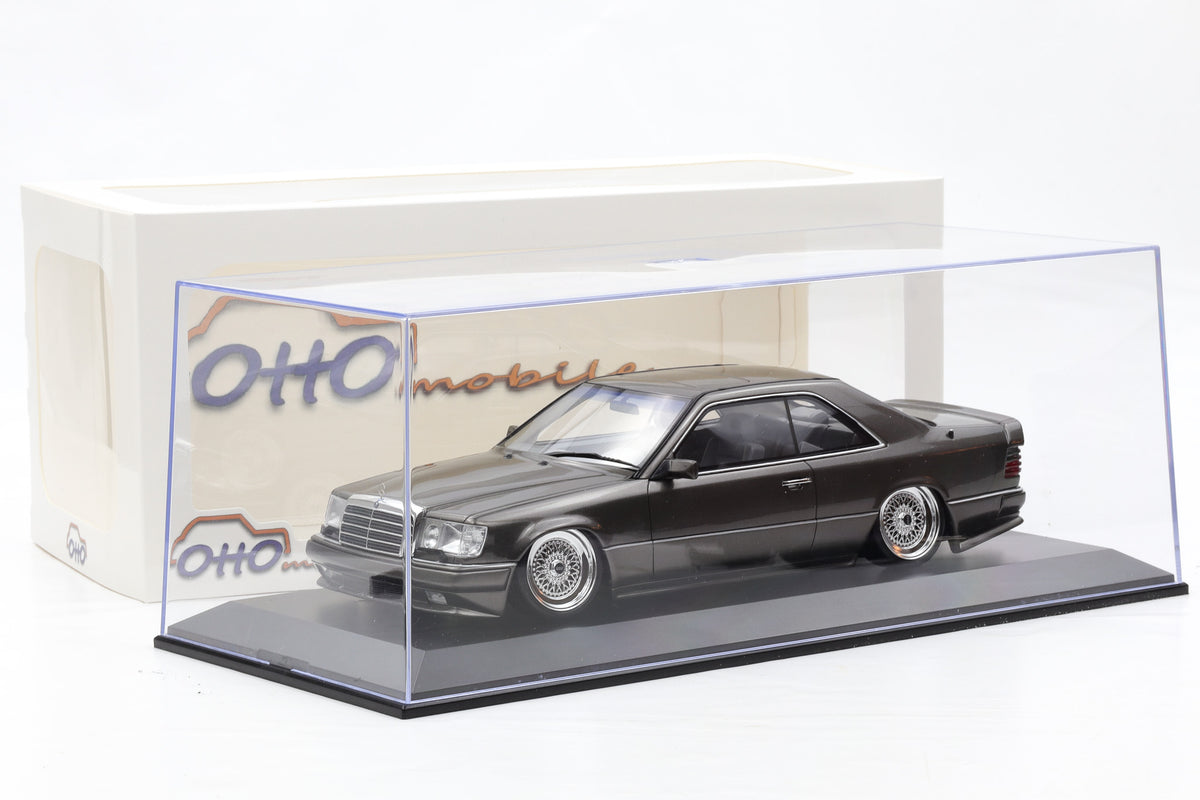 1:18 Otto Mobile OT1241 Mercedes C124 AMG STANCE Anthracite + Vitrine