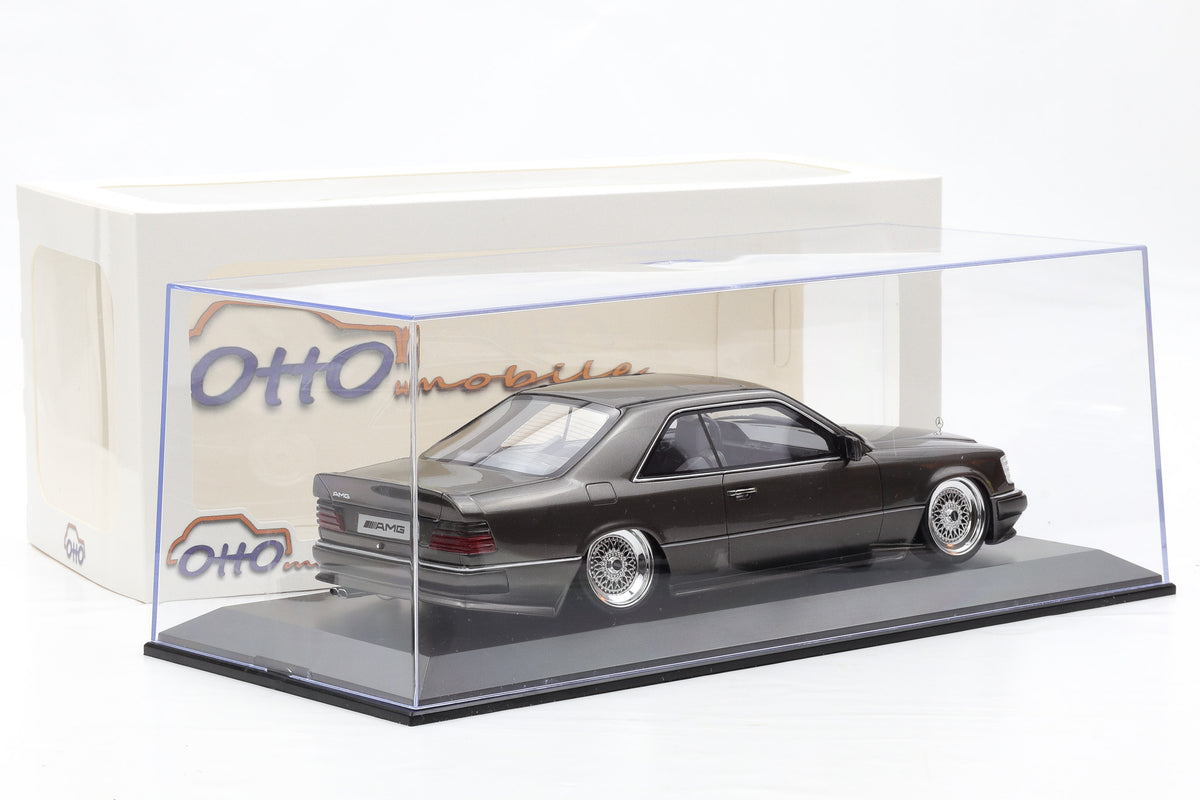 1:18 Otto Mobile OT1241 Mercedes C124 AMG STANCE Anthracite + Vitrine