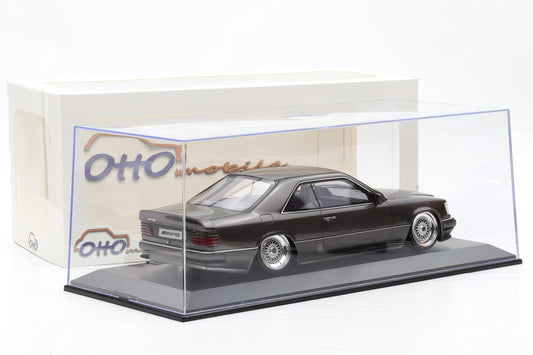 1:18 Otto Mobile OT1241 Mercedes C124 AMG STANCE Anthracite + Vitrine