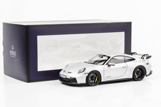 1:18 Porsche 911 992 GT3 2021 silver full opening Norev 187380 limited