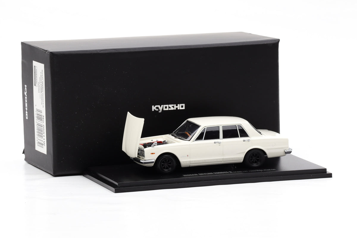 1:43 Kyosho Nissan Skyline 2000 GT-R (PGC10) 1969 white Wide Wheel