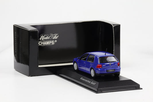 1:43 Minichamps Volkswagen VW Golf GTI 3 blau Generation Golf