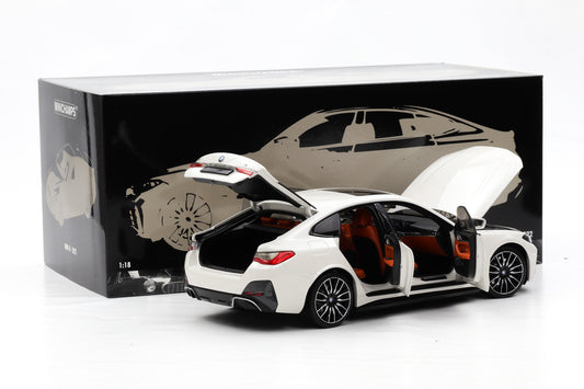 1:18 Minichamps BMW i4 M50 G26 Gran Coupé 2022 white metallic