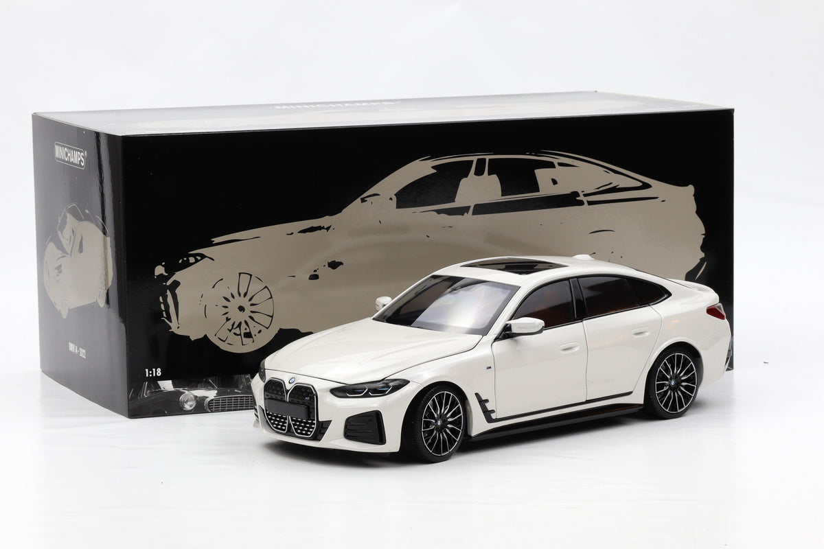 1:18 Minichamps BMW i4 M50 G26 Gran Coupé 2022 white metallic