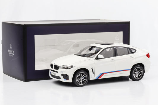 1:18 BMW X6 M F86 2015 branco abertura total Norev Limited 200 peças 183243