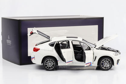 1:18 BMW X6 M F86 2015 blanche ouverture complète Norev Limited 200 pcs 183243