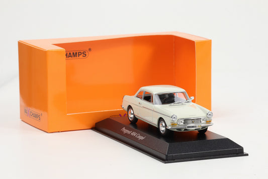 1:43 Minichamps Peugeot 404 Coupe 1962 weiss Maxichamps