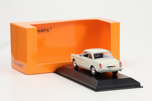 1:43 Minichamps Peugeot 404 Coupe 1962 weiss Maxichamps
