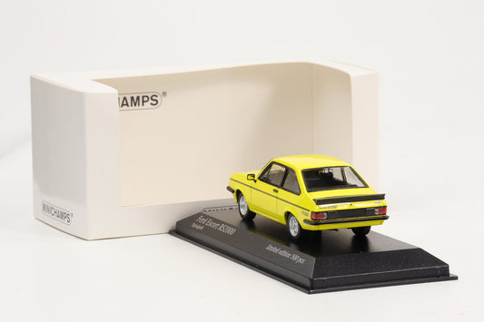 1:43 Ford Escort MK II RS 2000 1976 gelb Minichamps limited