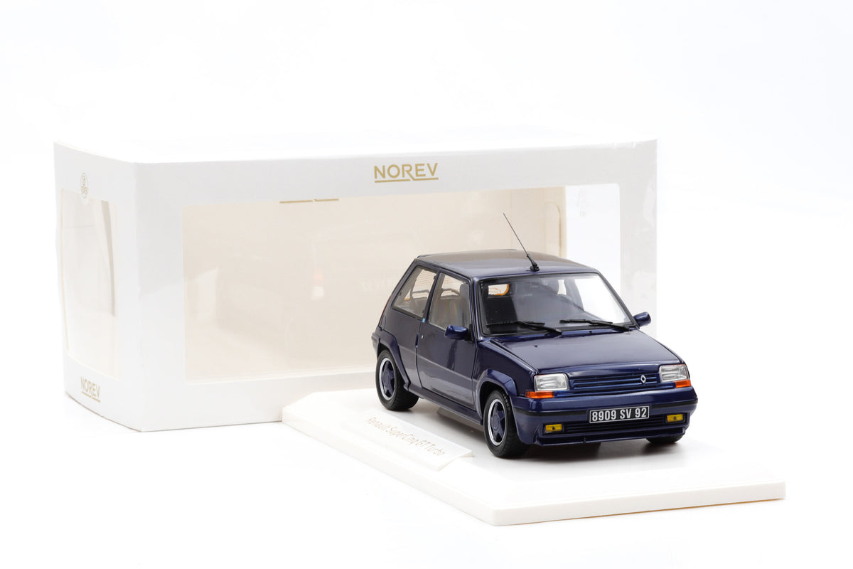1:18 Norev Norev Renault Supercinq GT Turbo 1989 Alain Oreille dark blue