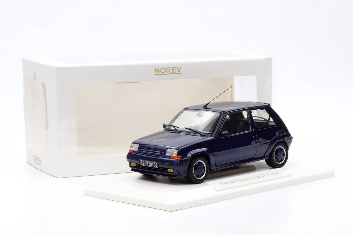 1:18 Norev Norev Renault Supercinq GT Turbo 1989 Alain Oreille dark blue