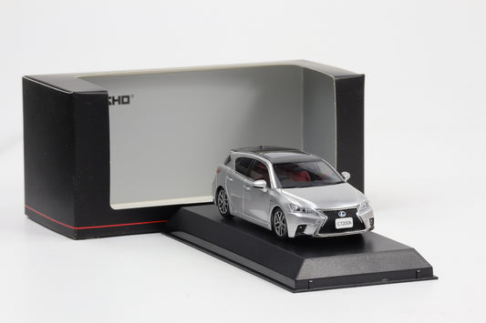 1:43 Kyosho Lexus CT200h F Sport black/Platinum Silver ME 03656PS2