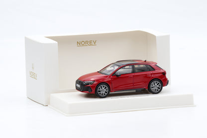 1:43 Norev Audi RS3 Sportback 2025 Progressive red 830122