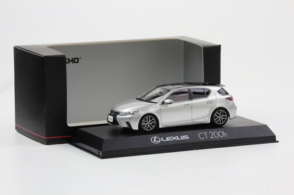 1:43 Kyosho Lexus CT200h F Sport black/Platinum Silver ME 03656PS2