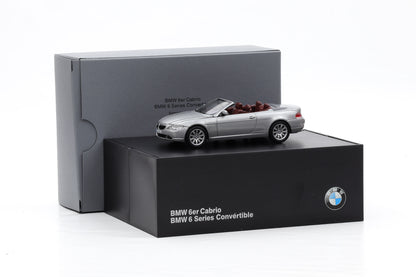 1:43 Kyosho BMW 6er Cabrio E64 2004 Perlit Metallic Dealer 80420153435