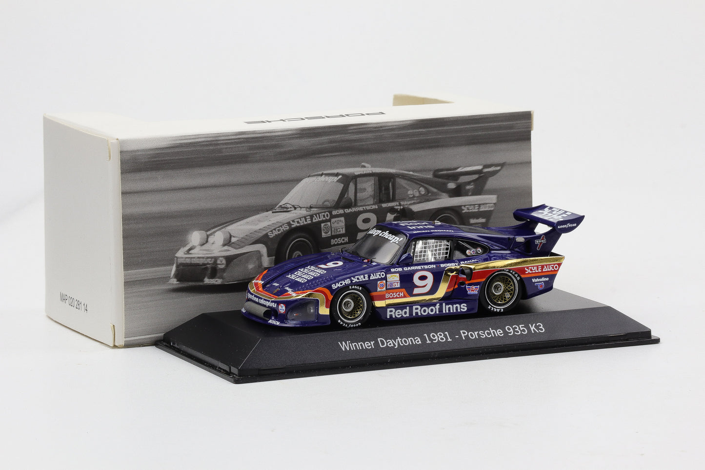 1:43 Spark Porsche 935 K3 #9 Redmann Winner Daytona 1981 Museum MAP