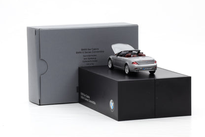 1:43 Kyosho BMW 6er Cabrio E64 2004 Perlit Metallic Dealer 80420153435