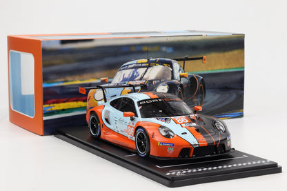 1:18 IXO Porsche 911 RSR-19 Gulf #86 24h LeMans 2023 GR Racing