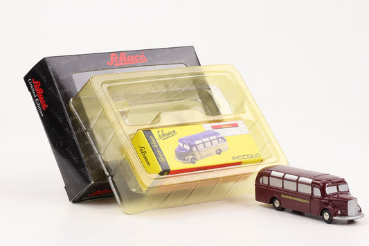 1:90 Schuco Piccolo Mercedes-Benz 0-3500 Deutsche Bundesbahn dunkelrot Art.Nr. 01425