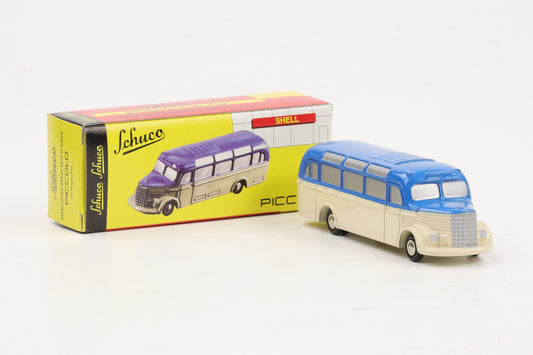 1:90 Schuco Piccolo Mercedes-Benz Bus 0-3500 blau-beige