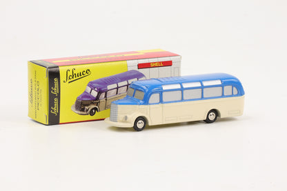1:90 Schuco Piccolo Mercedes-Benz Bus 0-3500 blau-beige