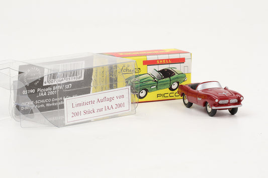 1:90 Schuco Piccolo BMW 507 Cabrio IAA 2001 dunkelrot Art.Nr. 05190