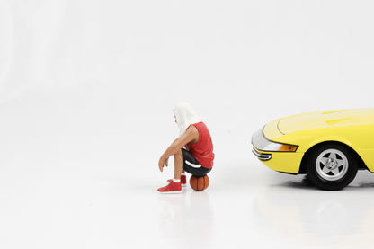 1:18 Figur Chillout Ryan Basketball sitzend Figuren American Diorama