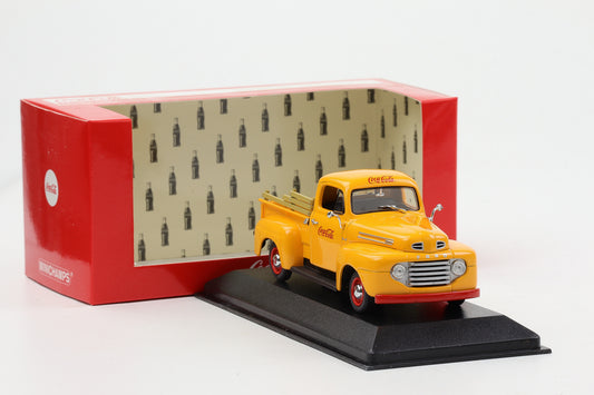 1:43 Minichamps Ford F1 1949 Coca Cola Pickup orange 1949