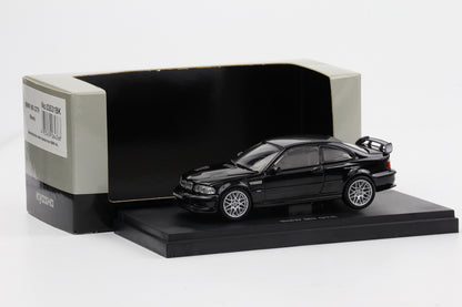 1:43 Kyosho BMW M3 E46 GTR Street Version schwarz Carbondach 03531BK