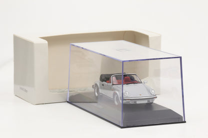 1:43 Minichamps Porsche 911 Carrera Cabriolet silber Dealer WAP 020 037 97