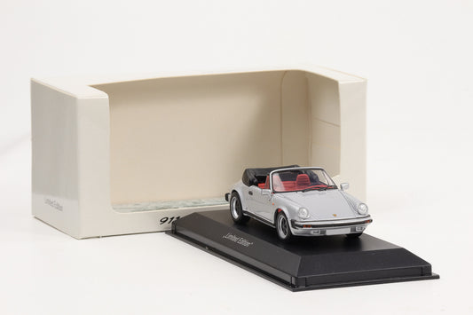 1:43 Minichamps Porsche 911 Carrera Cabriolet silber Dealer WAP 020 037 97