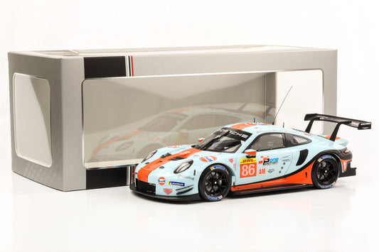 1:18 Porsche 911 RSR #86 1000 Miles Sebring WEC 2019 Gulf Racing Ixo