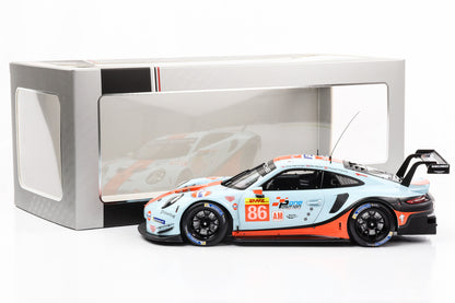 1:18 Porsche 911 RSR #86 1000 Meilen Sebring WEC 2019 Gulf Racing Ixo