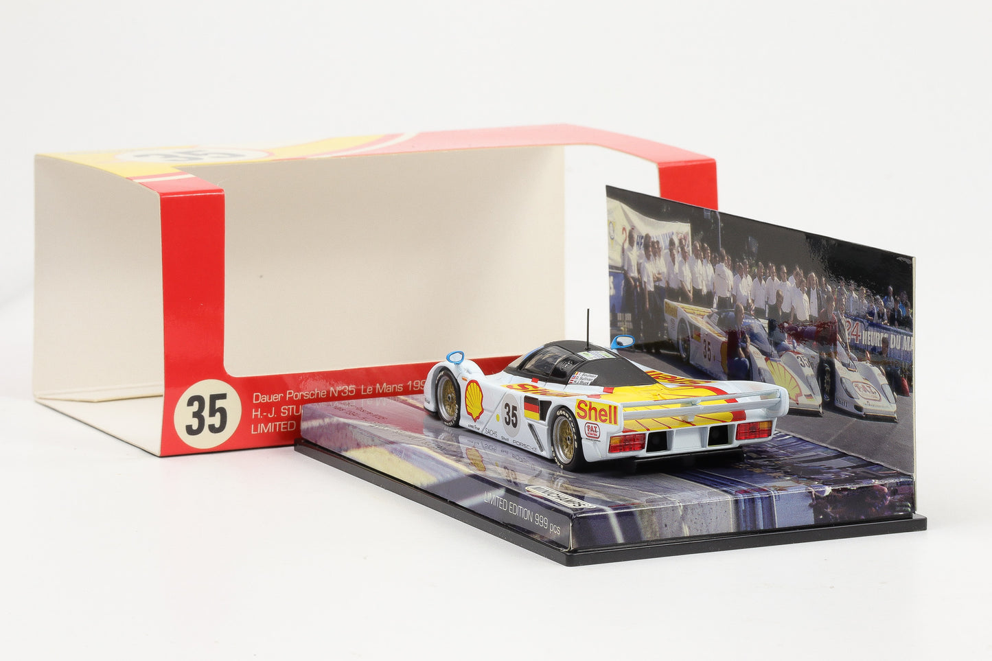 1:43 Minichamps Dauer Porsche #35 Shell 24h Le Mans 1994 Stuck Sullivan Boutsen