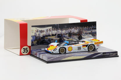 1:43 Minichamps Dauer Porsche #35 Shell 24h Le Mans 1994 Stuck Sullivan Boutsen