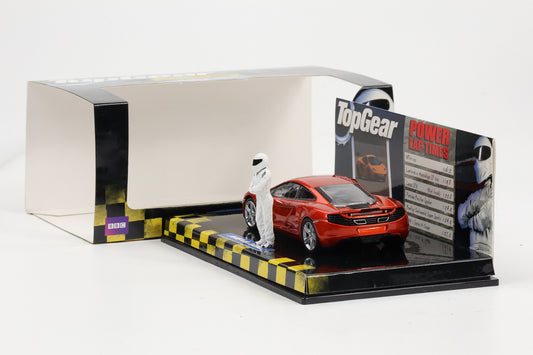 1:43 Minichamps  McLaren MP4-12C mit  Figur Top Gear Power Laps