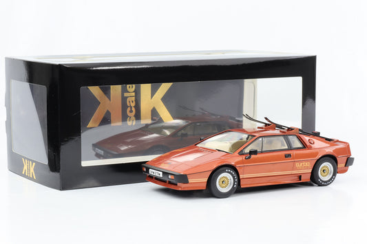 1:18 Lotus Esprit with ski cooper metallic like Bond Movie KK-Scale diecast